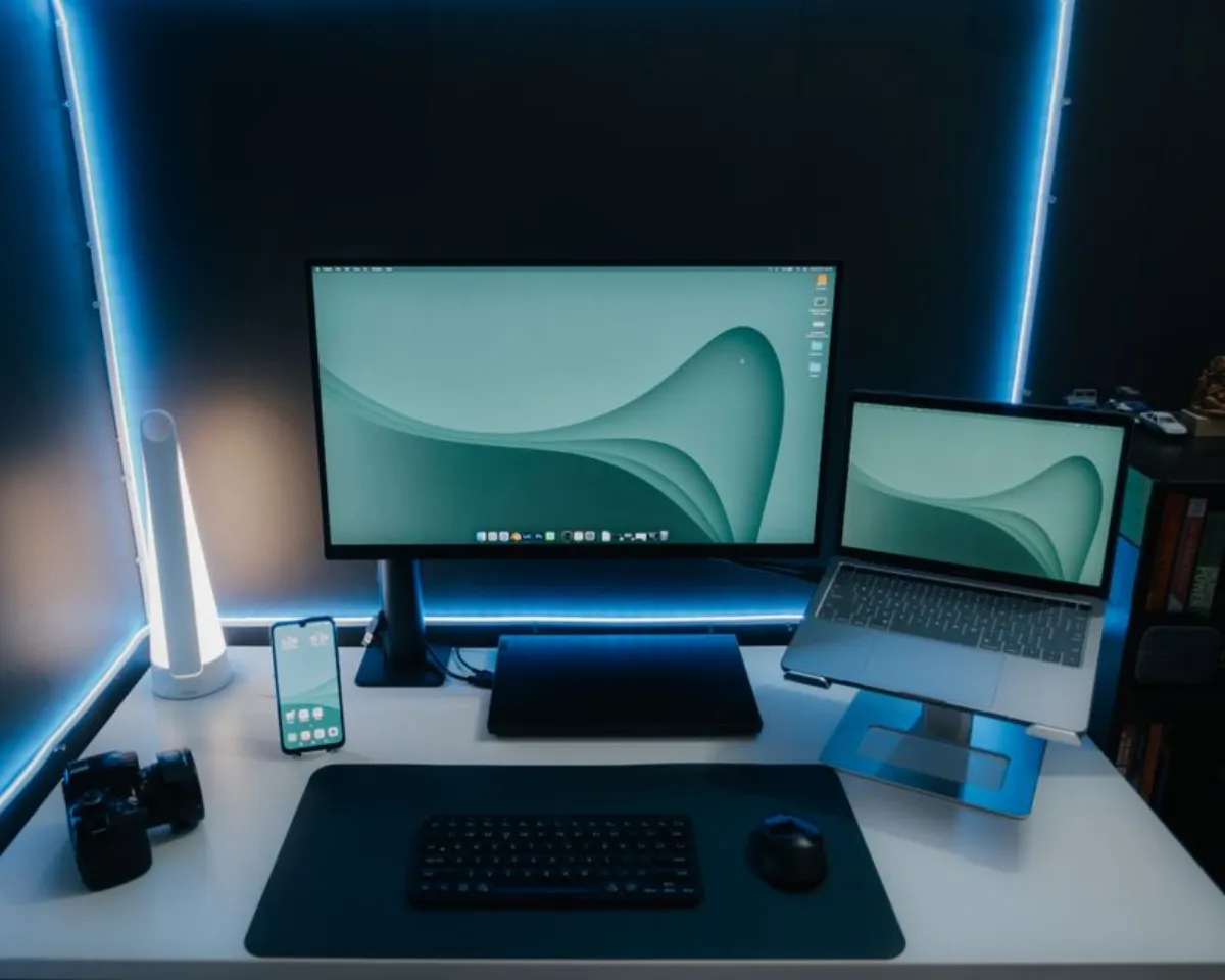 laptop setup